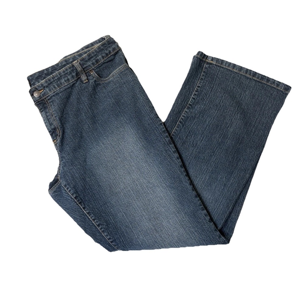 Daisy Fuentes Bootcut Jeans‎ Women 20W Stretch Denim Mid Rise Boot Cut Cowgirl